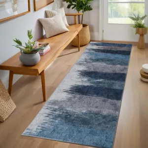 Washable Area Rugs Modern Print Distressed Indoor Rugs Low Pile Rubber Backing Soft Bedroom Living Room Home Office