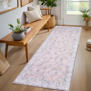 Machine Washable Rug Non Slip Non Shedding Low Pile Large Indoor Carpet Retro Distressed for Bedroom Living Room Dorm