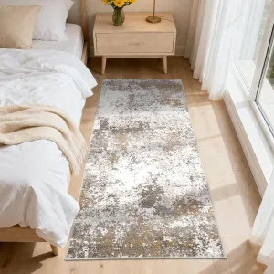 Living Room Modern 2x6 Home Decor Area Rug Brown Easy to Clean Non Slip Entrance Runner Rug