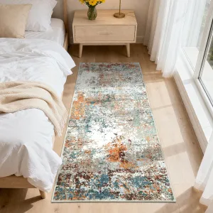 Bathroom Modern 2x6 Home Decor Area Rug Colorful Easy to Clean Non Slip Entrance Runner Rug