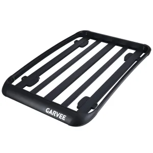 63"X40"  Universal Roof Rack Carrier Basket, Anti-Rust Aluminum Lightweight Roof Cargo Basket, Vehicle Cargo Carrier 200LBS Capacity Rooftop with Wind Fairing, Car Top Holder, for SUV Truck Cars