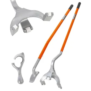 Tire Mount Demount Tool Kit, Manual Tire Changer w/Bead Keeper, 22.5" to 24.5" Tire Changer, Manual Tire Changing Tools for Car Repairing