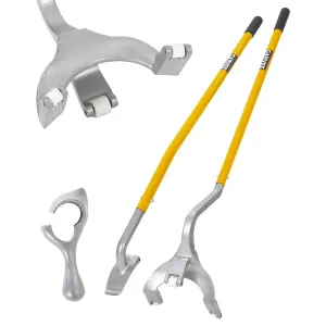 Tire Mount Demount Tool Kit, Manual Tire Changer w/Bead Keeper, 22.5" to 24.5" Tire Changer, Manual Tire Changing Tools for Car Repairing