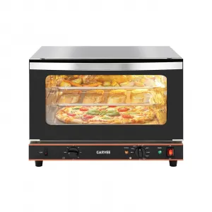Commercial Convection Oven Countertop, 46L/42Qt, 1800W Toaster, 3-Tier Electric Oven w/Front Glass Door, Trays Wire Racks Clip Gloves, 120V
