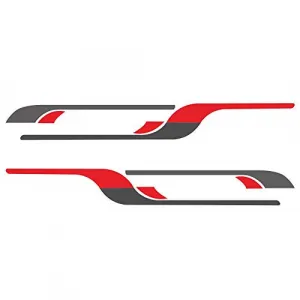 4pcs Vinyl Graphics Decals Stickers Caravan Trailer Camper Auto Car Decoration