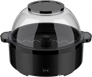 16-Cup Electric Hot-Oil Popcorn Maker, Multifunctional for Home