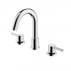 Bathroom Faucets for Sink 3 Hole - Chrome Bathroom Faucet with Pop-up Drain, 8 Inch Widespread Bathroom Sink Faucet 2-Handles, Modern Vanity Faucet with Supply Lines - Chrome