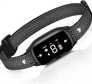 Barking Device - Training Modes, Universal Fit, Adjustable Intensity, Dual Mode, Rechargeable Battery