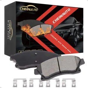 Premium Rear Brake Pads Set High Temp Ceramic Quiet Fit for Acura Honda