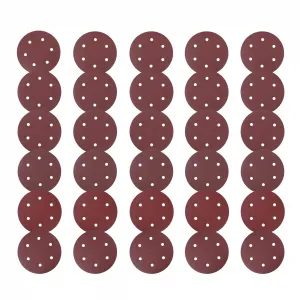 8-Hole Hook-and-Loop Sanding Discs Sander Paper Brown